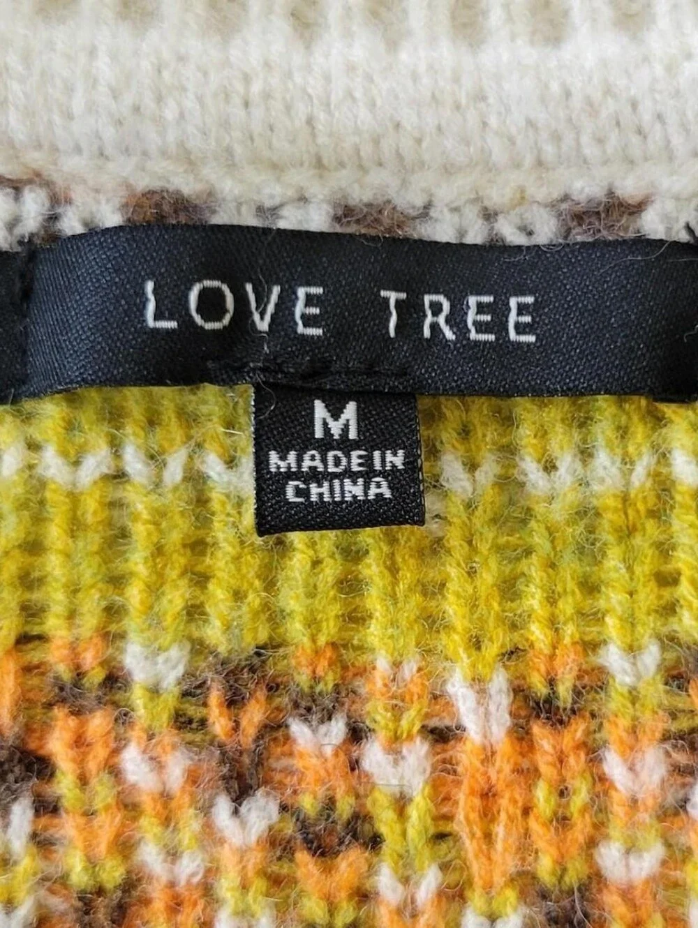 Love Tree | Retro Cropped Sweater Vest